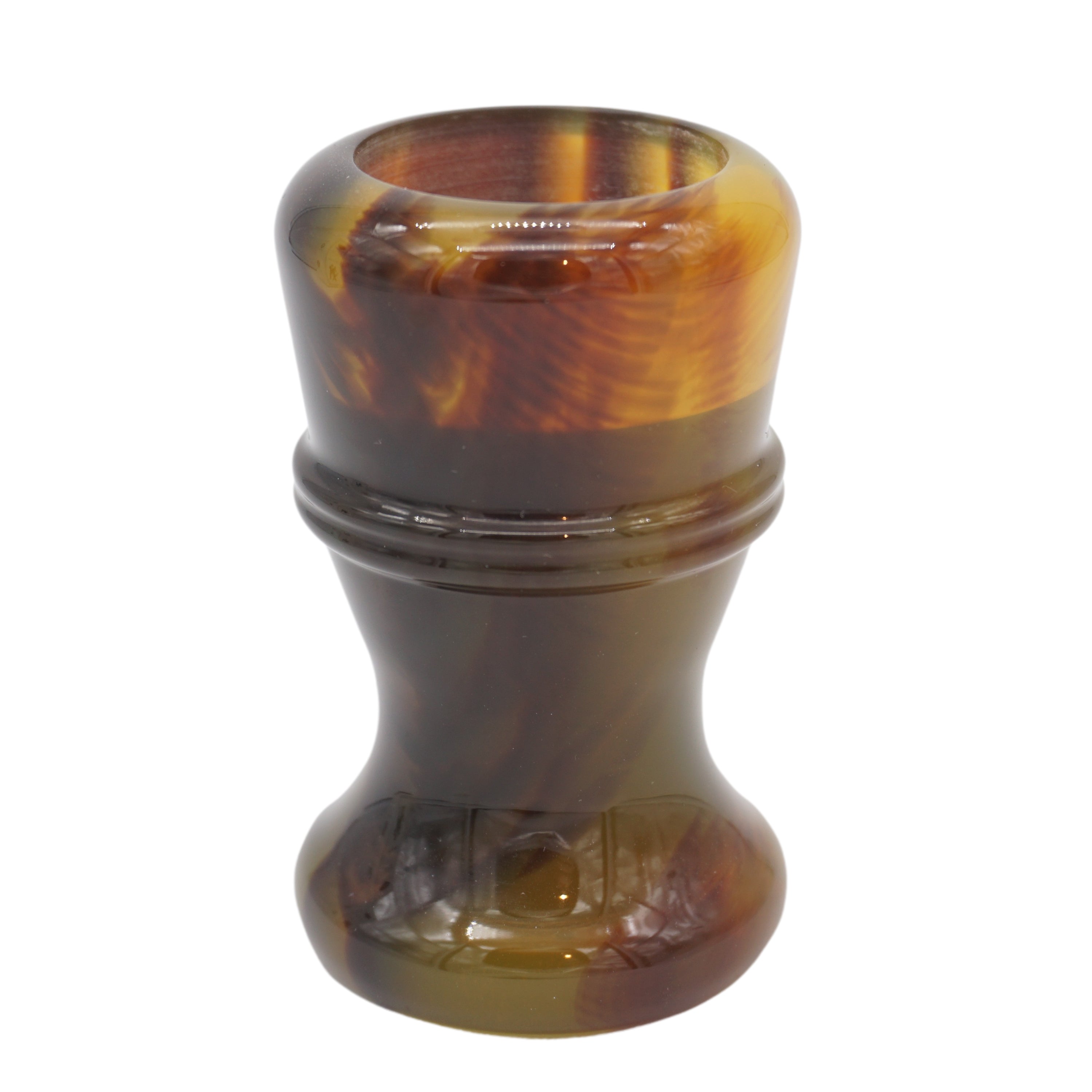 Premium Tortoise Handcrafted Shaving Brush Handle - Fits 24mm & 26mm Knots - Perfect for Wet Shaving & Grooming Gifts for Men