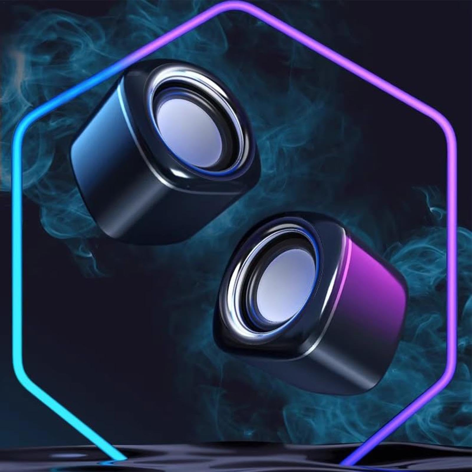 Portable Bluetooth Speaker for Laptop, Desktop, Phone & Tablet - High-Quality Anti-Interference Audio with Clear Sound | Perfect for Home Office, Gaming, Music Streaming & Outdoor Use