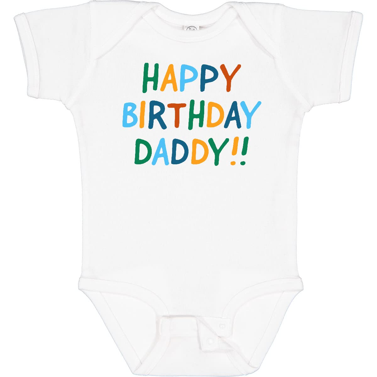 Inktastic Happy Birthday Daddy Baby Bodysuit - Cute Infant Onesie for Birthday Celebrations & Photo Shoots