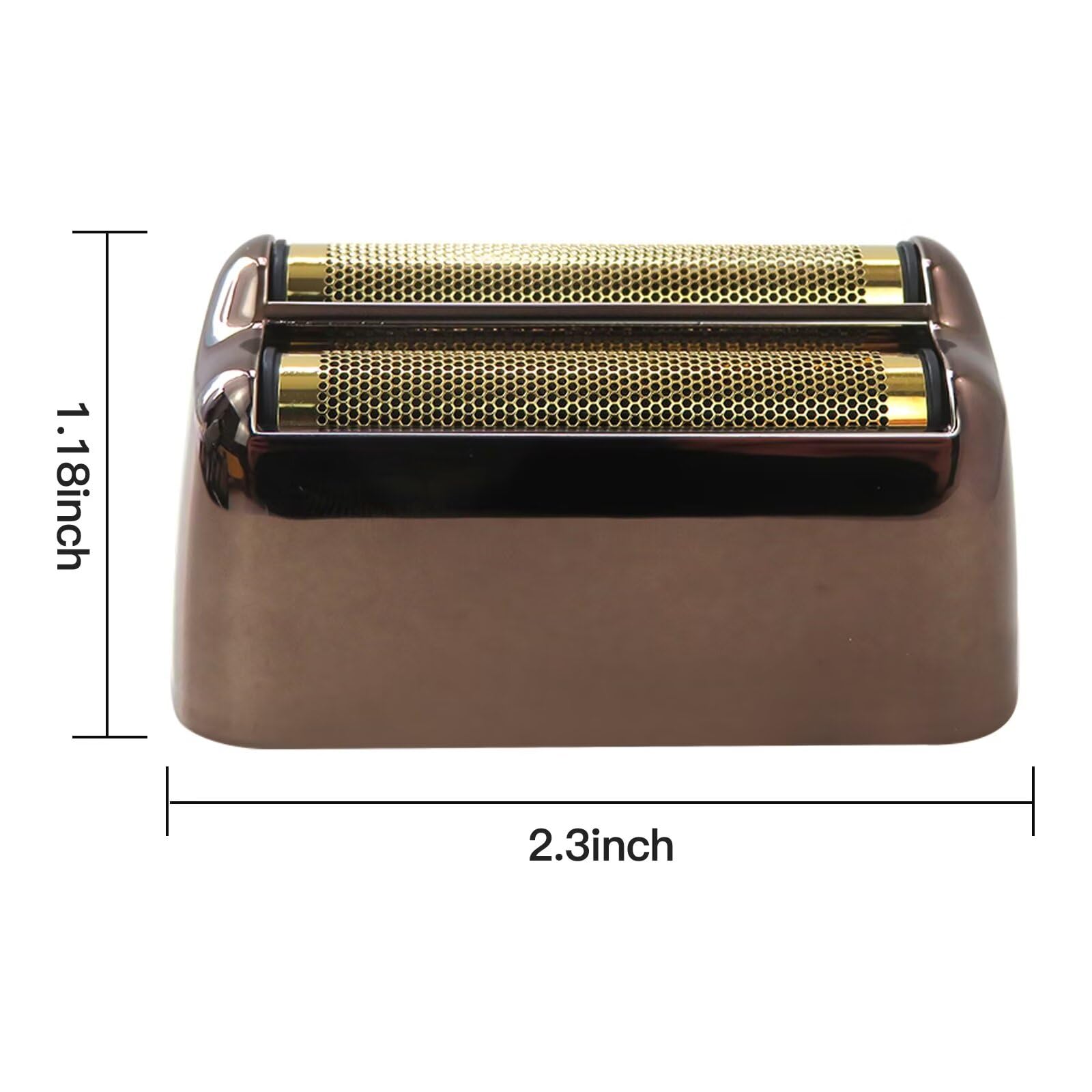 2 Pack Replacement Shaver Foil & Cutters for PRO FXFS2G/FXFS2 - Double Foil & Cutter Set (Black) - Perfect for Men's Grooming & Travel Shaving
