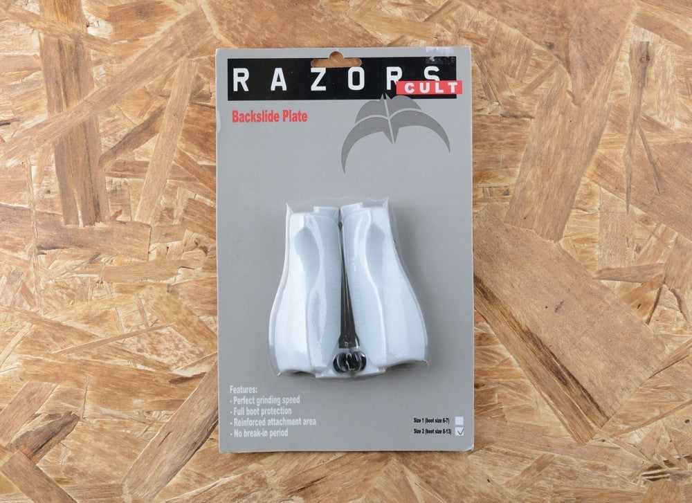 Cult Backslide Razor Plates - Premium Skateboard Slide Rails for Smooth Grinds & Tricks - Perfect for Street Skating & Park Sessions