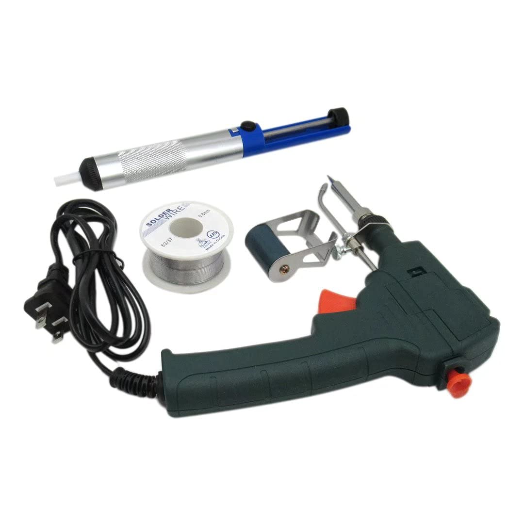 60W Adjustable Temperature Electric Soldering Iron Kit with Stand - 110V Welding Tool for DIY Electronics, Jewelry Making & Home Repairs | Perfect for Circuit Boards, Wires & Small Metal Projects