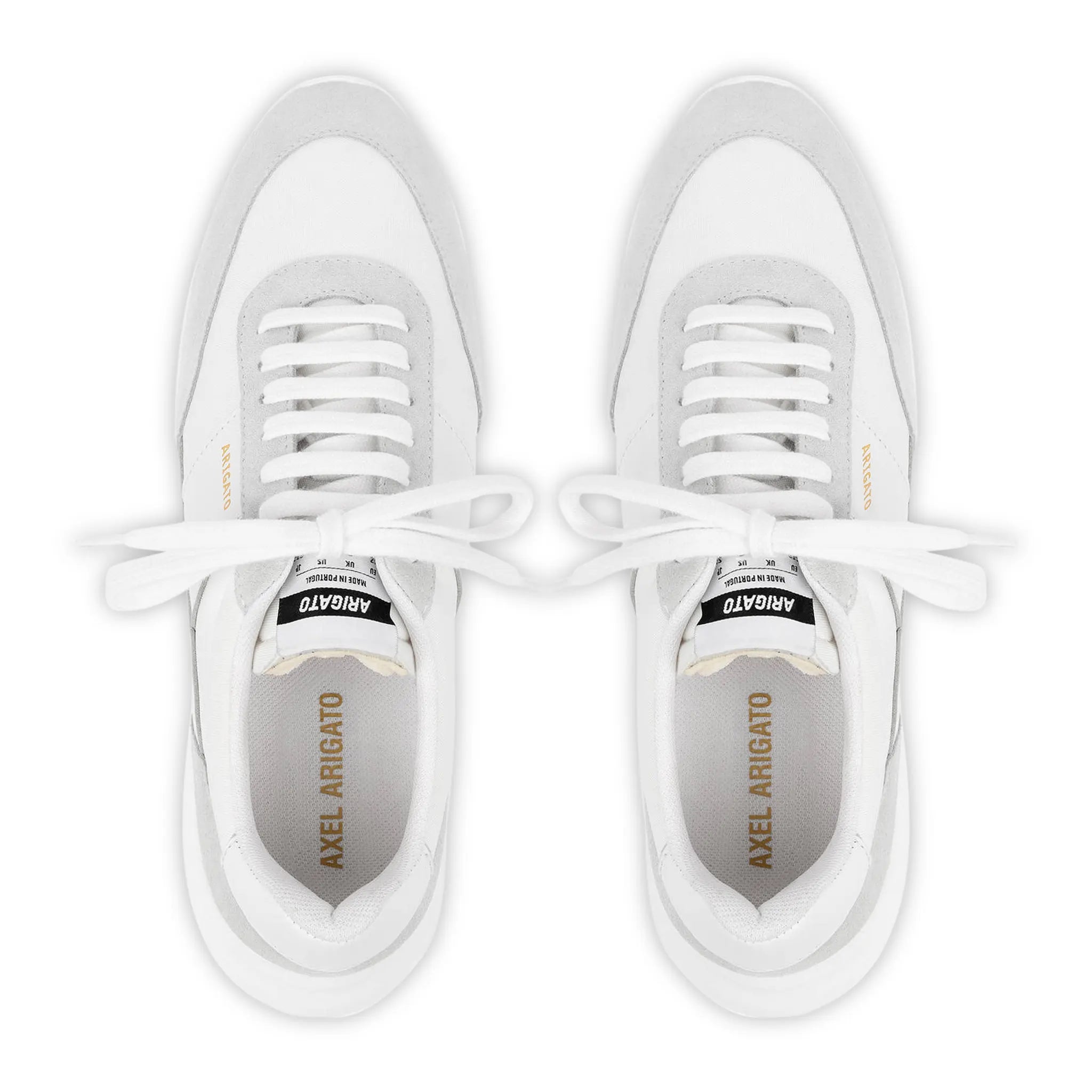 Axel Arigato Genesis Vintage Runner White Sneakers - Men's Retro Running Shoes for Casual Wear & Street Style Fashion | Perfect for Everyday Outfits, Gym, and Urban Adventures