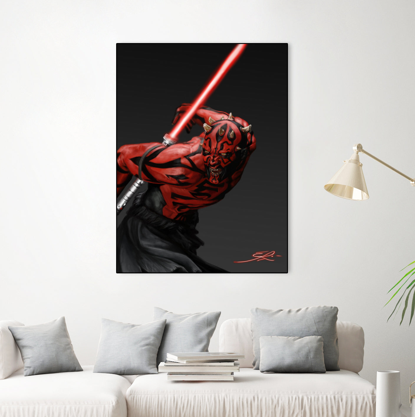 Darth Maul Lightsaber - Official Star Wars Collectible Replica with LED and Sound Effects for Cosplay, Halloween, and Fan Displays