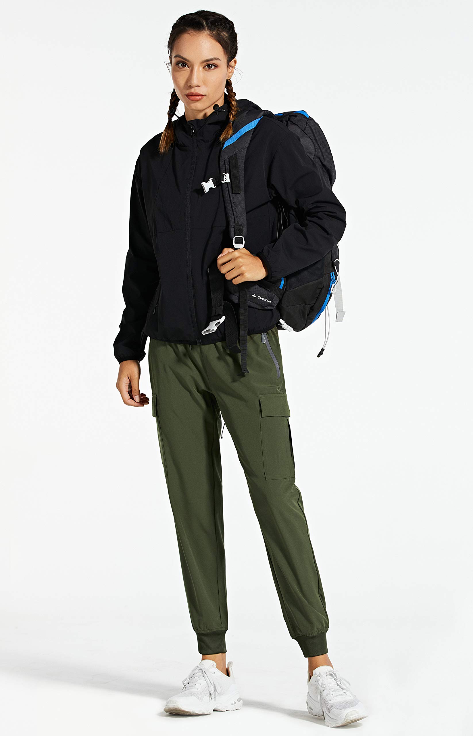 Libin Women's Cargo Joggers - Lightweight Quick Dry Hiking Pants for Athletic, Lounge & Travel | Petite/Regular/Tall Sizes | Perfect for Outdoor Adventures, Gym Workouts & Casual Wear