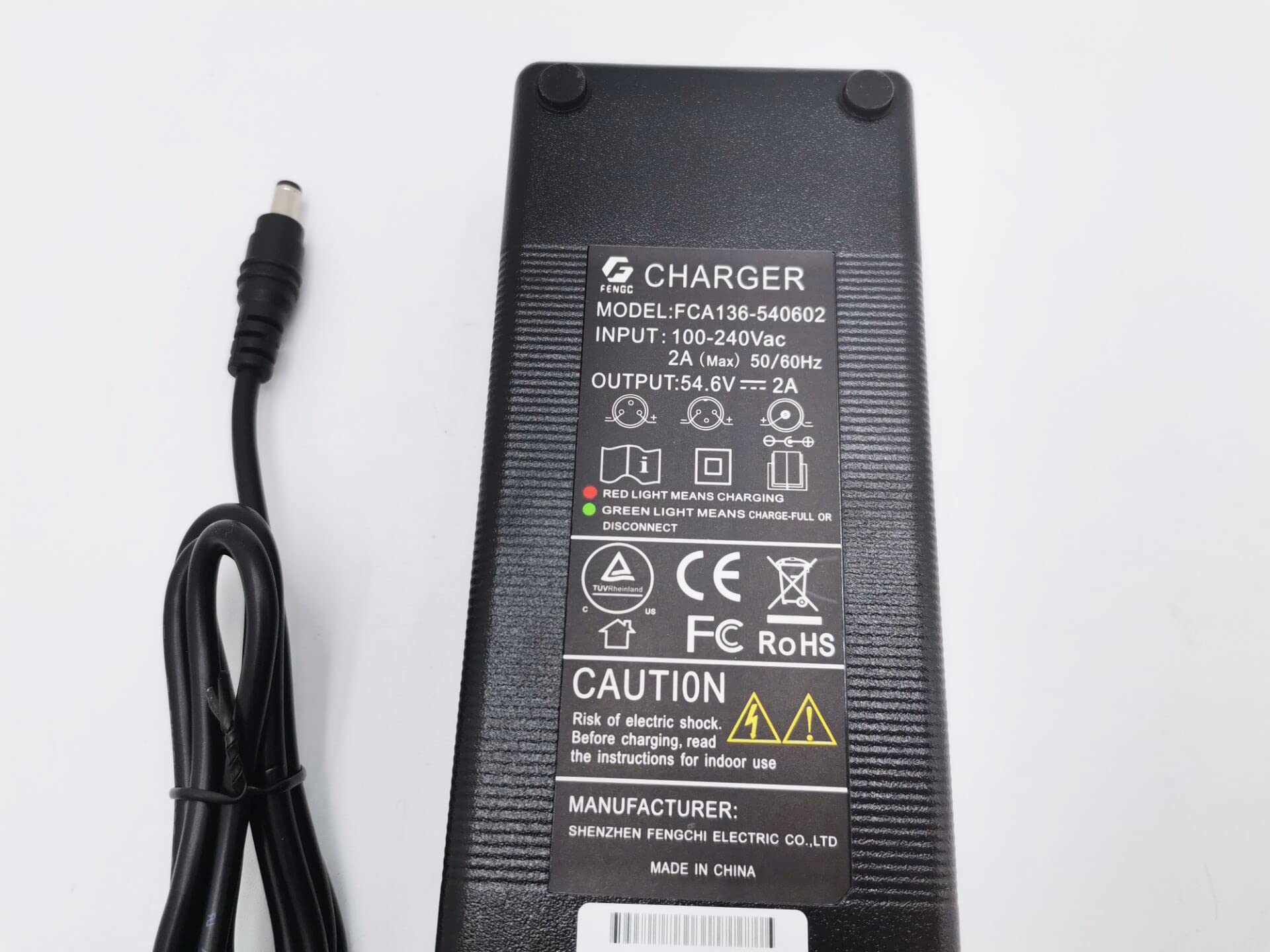 54.6V 2A Replacement Charger for KUGOO G2 PRO Electric Scooter - Battery Charger Accessories - Perfect for Commuting & Urban Travel