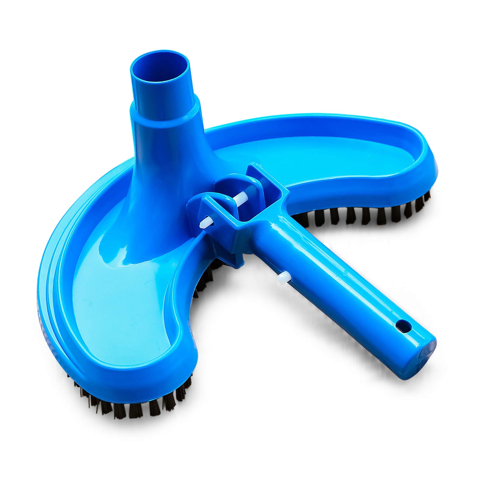Homtoozhii Half Moon Pool Vacuum Head - Flexible Swimming Pool Cleaner for Concrete & Plaster Pools | Ideal for In-Ground Pool Maintenance & Debris Removal
