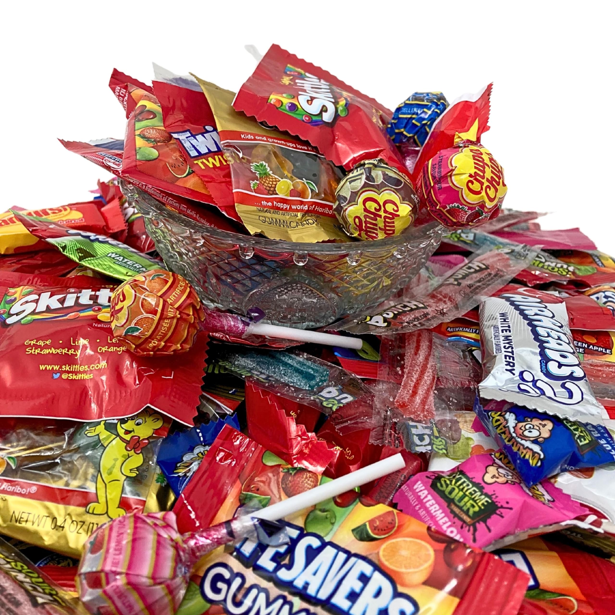 **1.5 lbs Assorted Holiday Candy Mix - Bulk Individually Wrapped Party Candy Variety Pack (Skittles, Starburst, Gummies, Lollipops & More) - Made in USA (24 Oz) - Perfect for Christmas, Halloween, Birthdays & Office Celebrations**