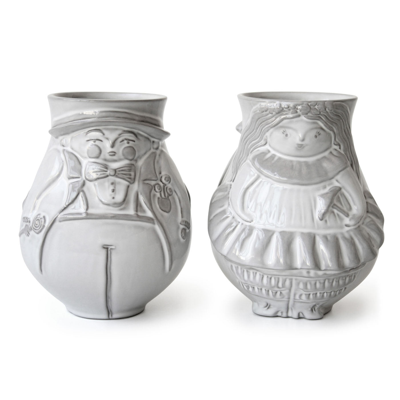 Utopia Pleasantly Plump Vase - Elegant Ceramic Flower Vase for Home Decor, Wedding Centerpieces & Office Desk Decorations