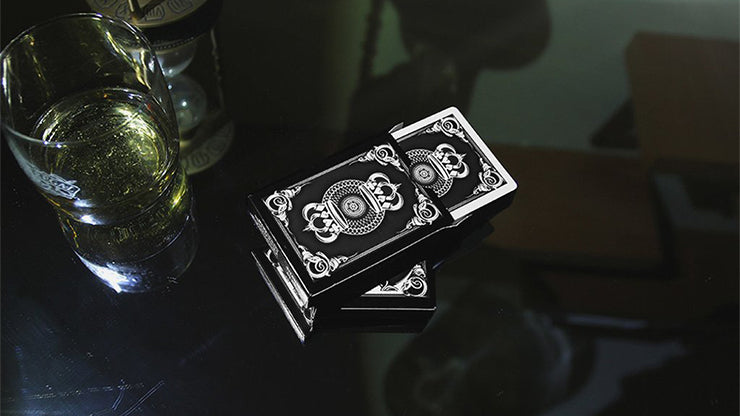 The Crown Deck BLACK Playing Cards by The Blue Crown - Premium Quality for Magic Tricks, Cardistry & Collectors
