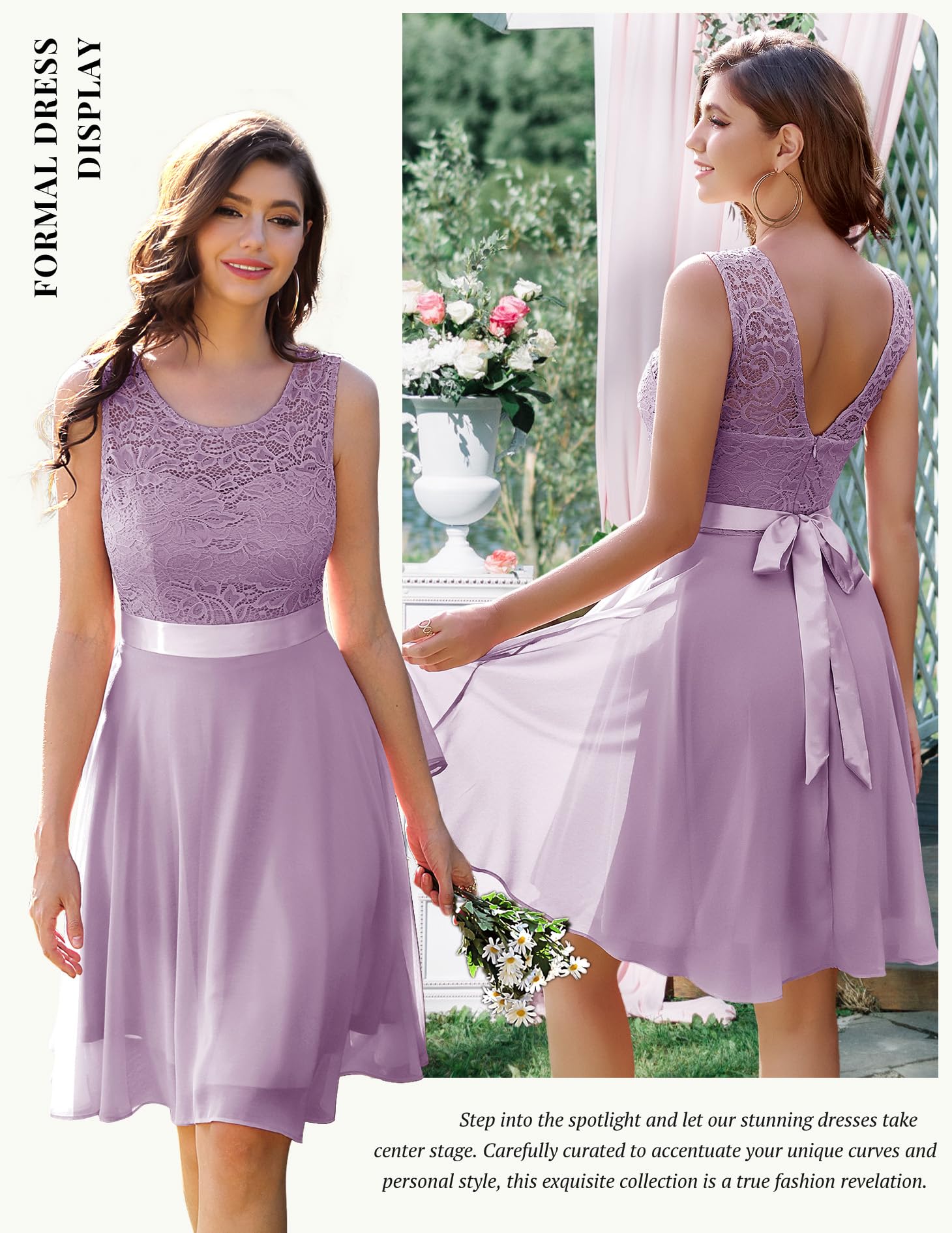 BeryLove Women's Short Prom Dress Lace Wedding Guest Cocktail Party Bridesmaid Formal Evening Gown - Perfect for Homecoming, Quinceañera, and Special Occasions