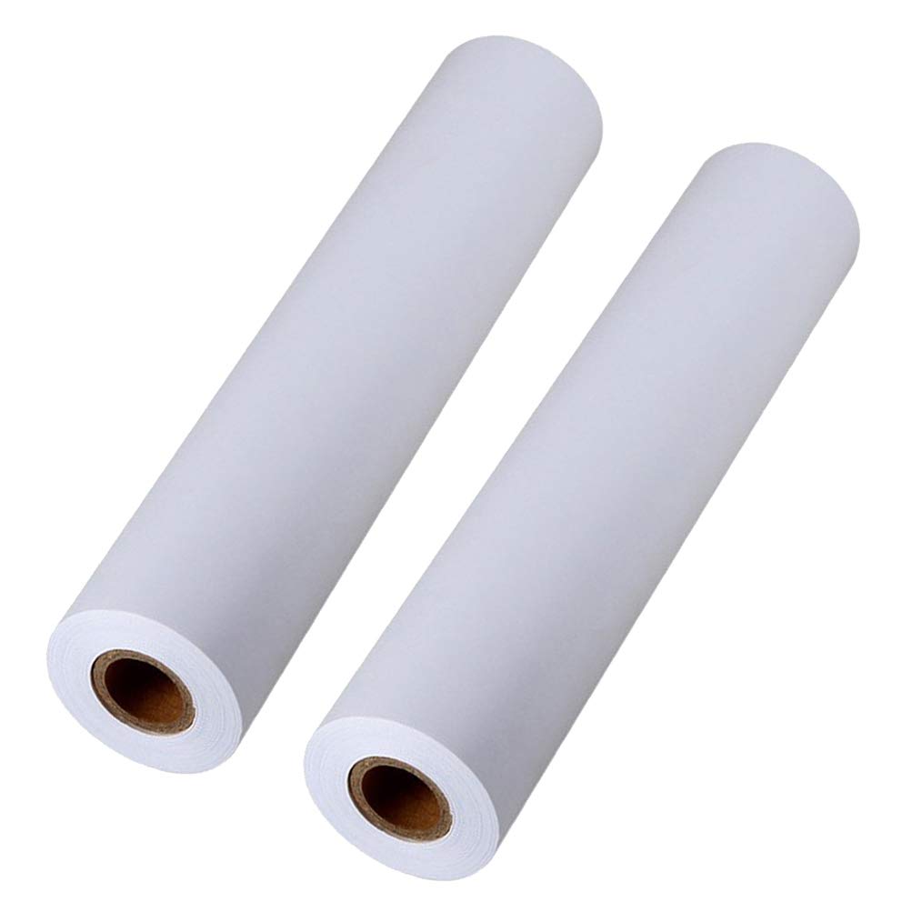 NUOBESTY 2 Pack White Drawing Paper Roll - 4.5m Kids Sketching & Painting Paper for DIY Crafts, School Projects, Gift Wrapping - Ideal for Home, Classroom & Art Studio Use
