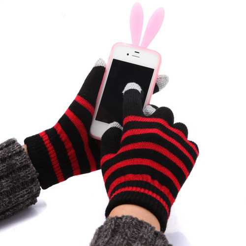 Touch Screen Gloves for iPad iPhone Tablet - Winter Hand Warmers for Outdoor Activities, Typing & Cold Weather Use