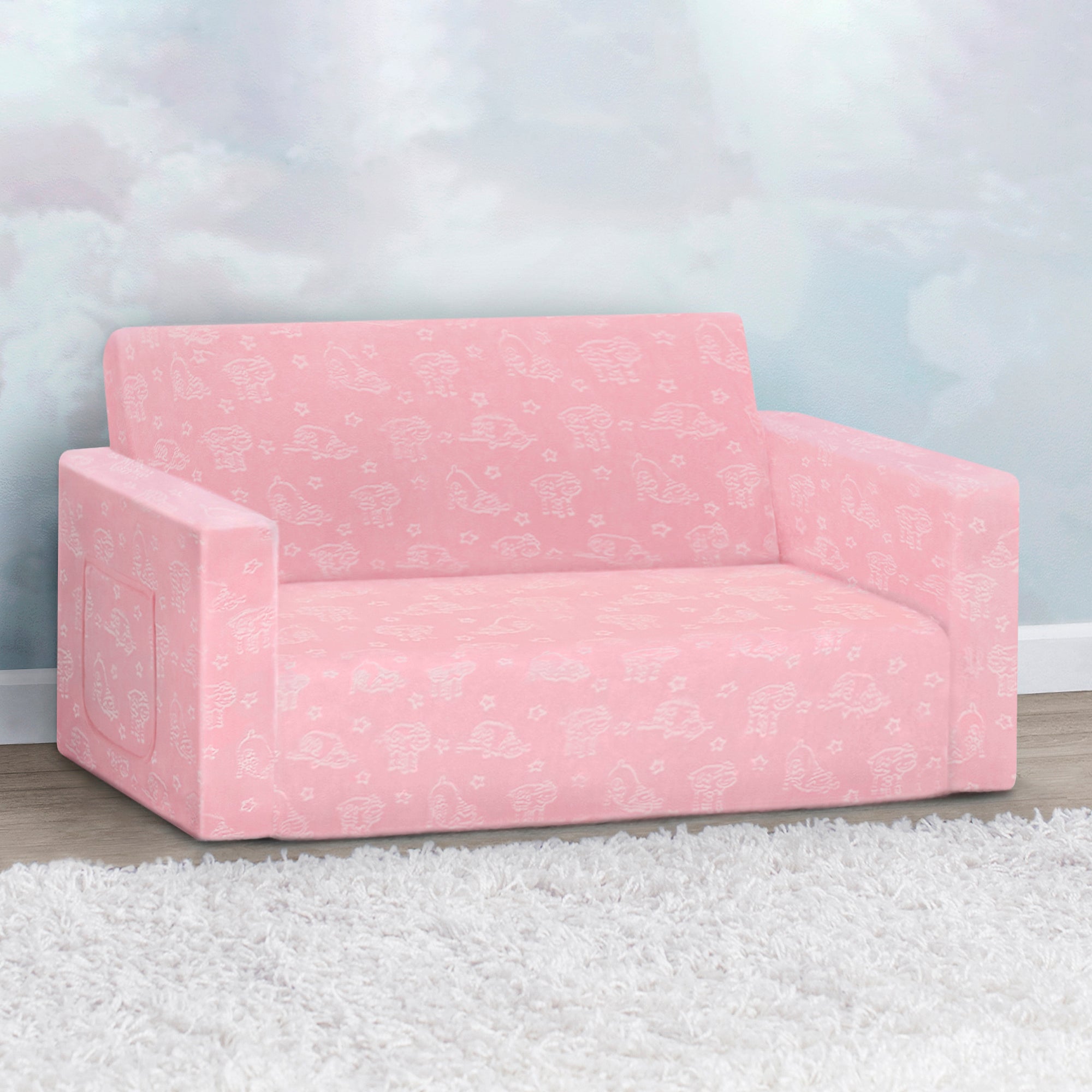 Extra Wide Convertible Sofa Bed to Lounger - Comfortable Sleeper Sofa for Small Spaces | Perfect for Guest Rooms, Apartments & Home Offices