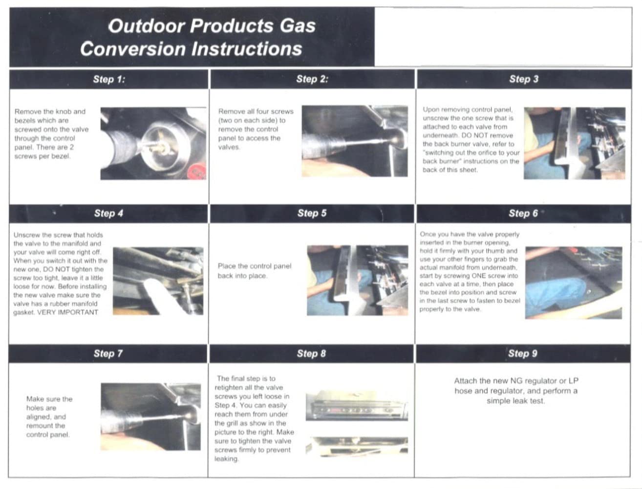 Bull Grills BBQ Grill Conversion Kit - LP to Natural Gas Adapter 12469 for Outdoor Cooking, Backyard Grilling & Camping