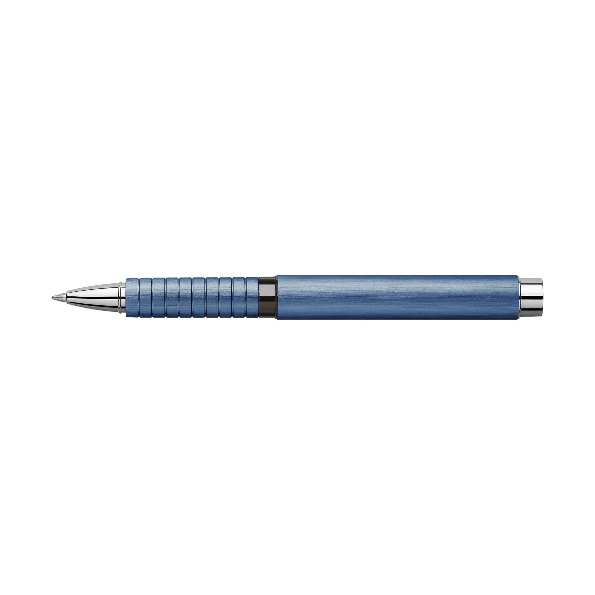 Premium Essentio Rollerball Pen - Smooth Writing Aluminum Ballpoint Pen in Elegant Blue (#148436) - Perfect for Office, School & Gift Giving