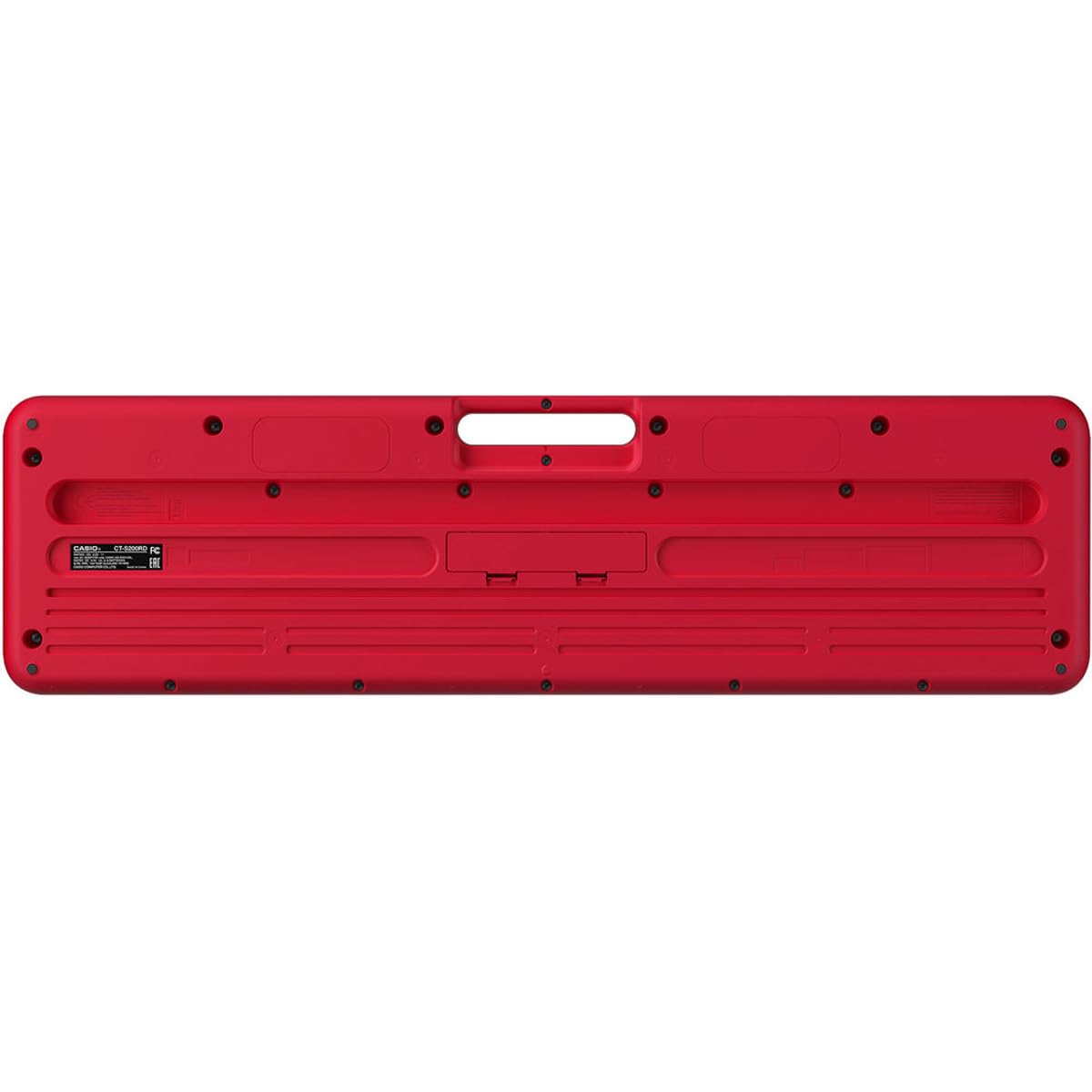 Casio CT-S200 61-Key Portable Digital Piano Keyboard with 400 Tones, Stand, Headphones & Sustain Pedal - Red | Ideal for Beginners, Home Practice & Live Performances