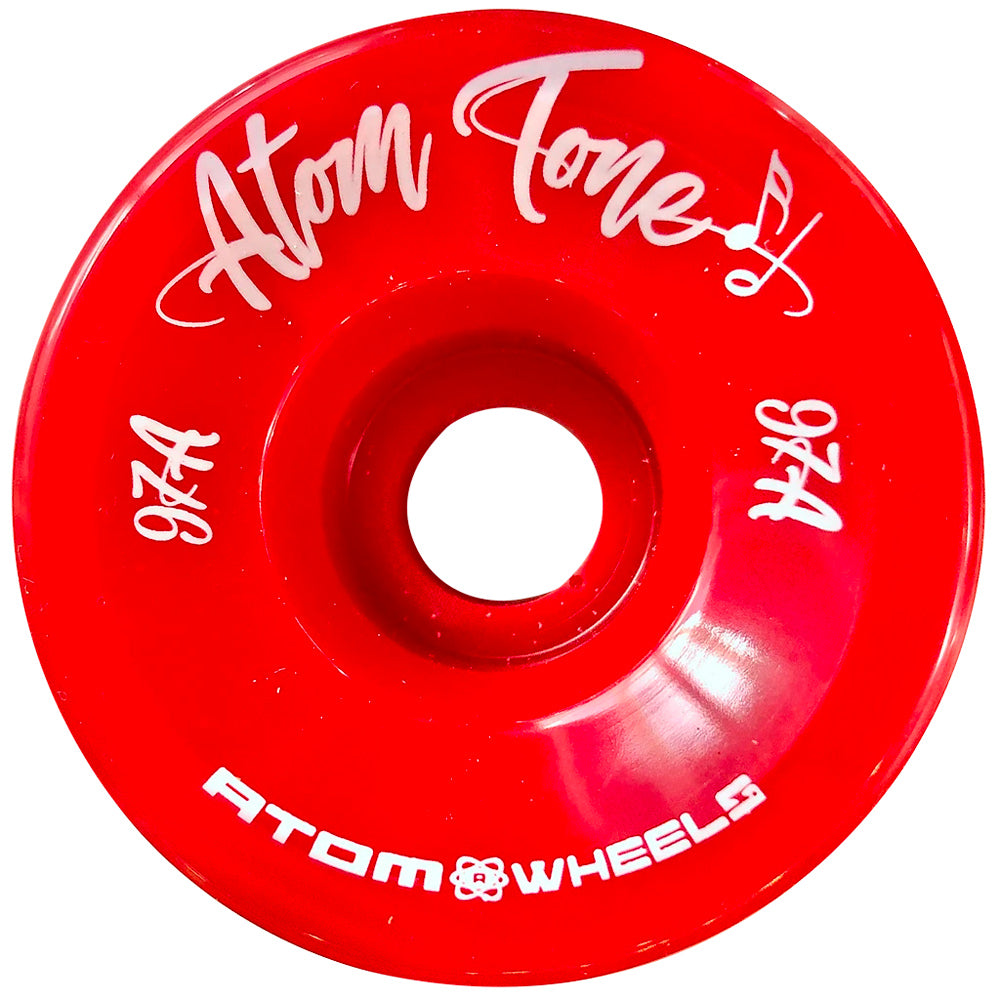 Atom Tone 57mm Quad Wheels 4-Pack - High Performance Skateboard Wheels for Street & Park Riding - Perfect for Cruising, Tricks & Smooth Rides