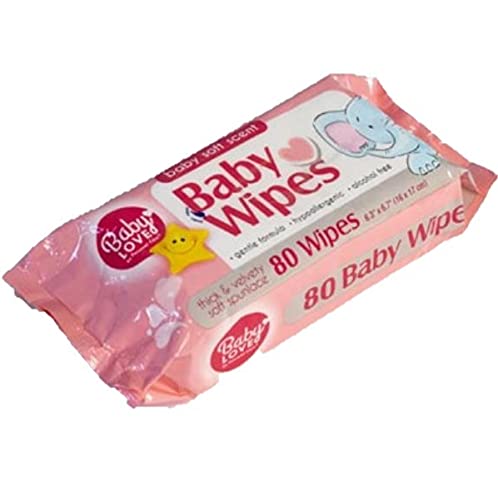 Premium My Fair Baby 90-Count Pink Baby Wipes (12-Pack) | Hypoallergenic, Fragrance-Free & Ultra-Soft for Sensitive Skin | Bulk Baby Essentials for Diaper Changes, Face Cleaning & On-the-Go Care