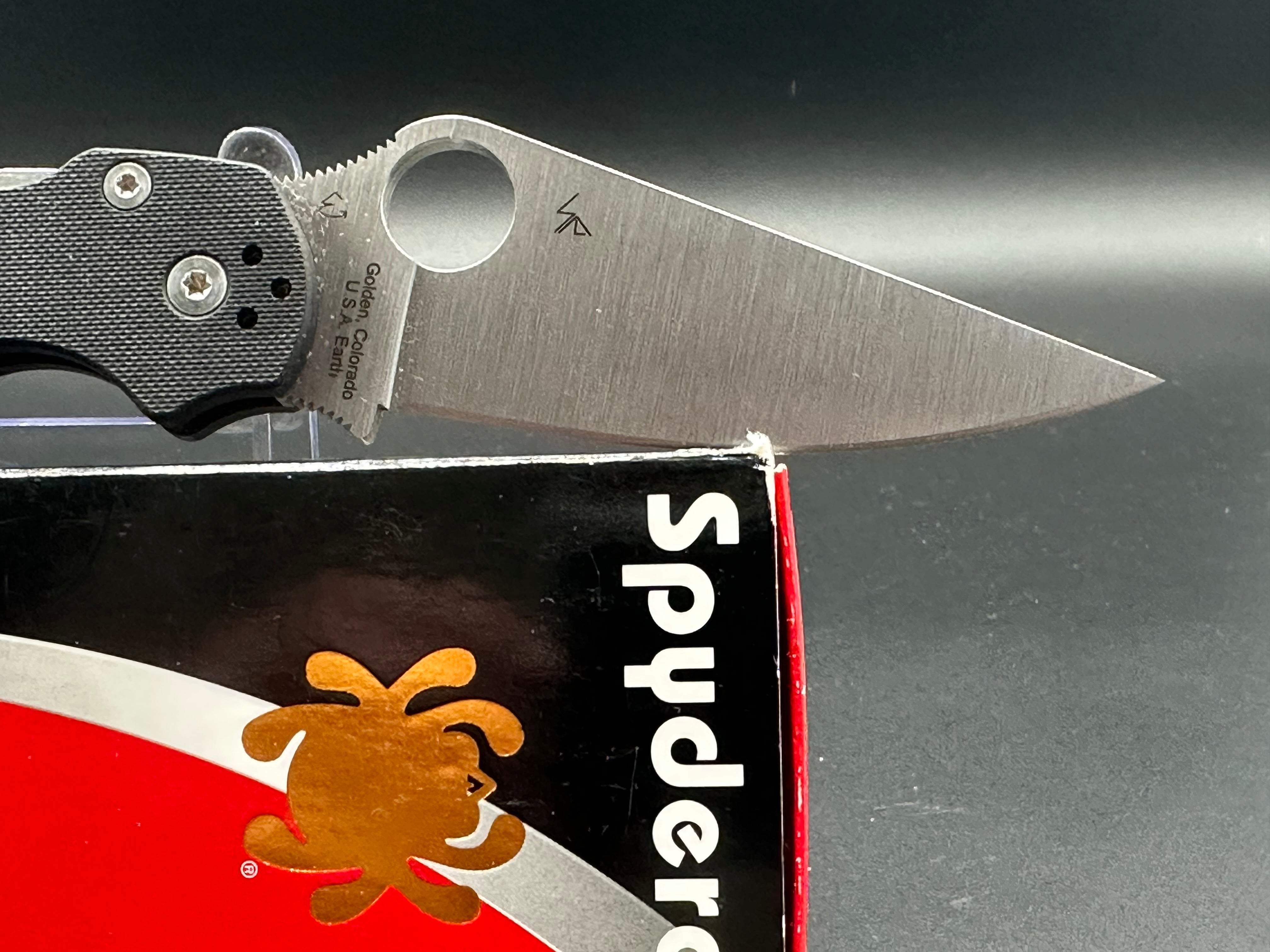Spyderco Paramilitary 2 Folding Knife - S45VN Steel Blade, G-10 Handle - EDC, Outdoor, Tactical, Survival, Camping & Everyday Carry Knife