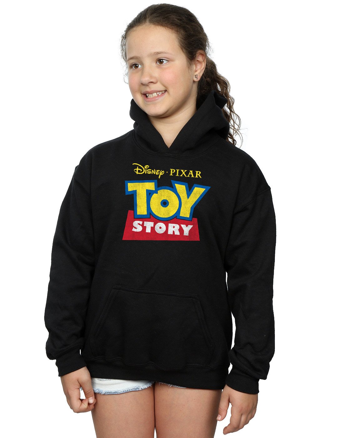 Disney Toy Story Logo Hoodie for Girls - Soft & Cozy Pullover Sweatshirt - Perfect for School, Playdates & Disney Theme Park Visits