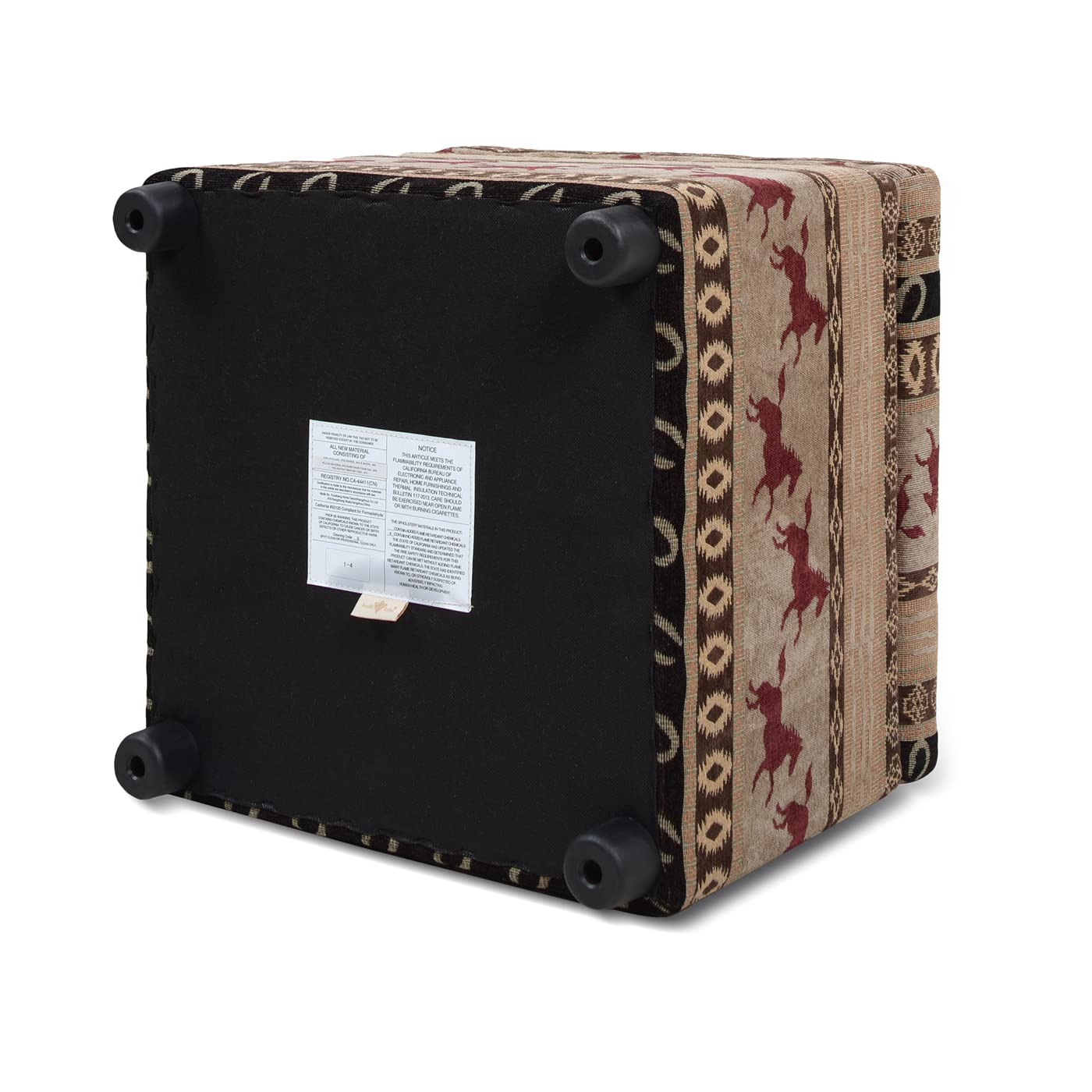 Jennifer Taylor Storage Ottoman - Multicolor for Living Room & Bedroom