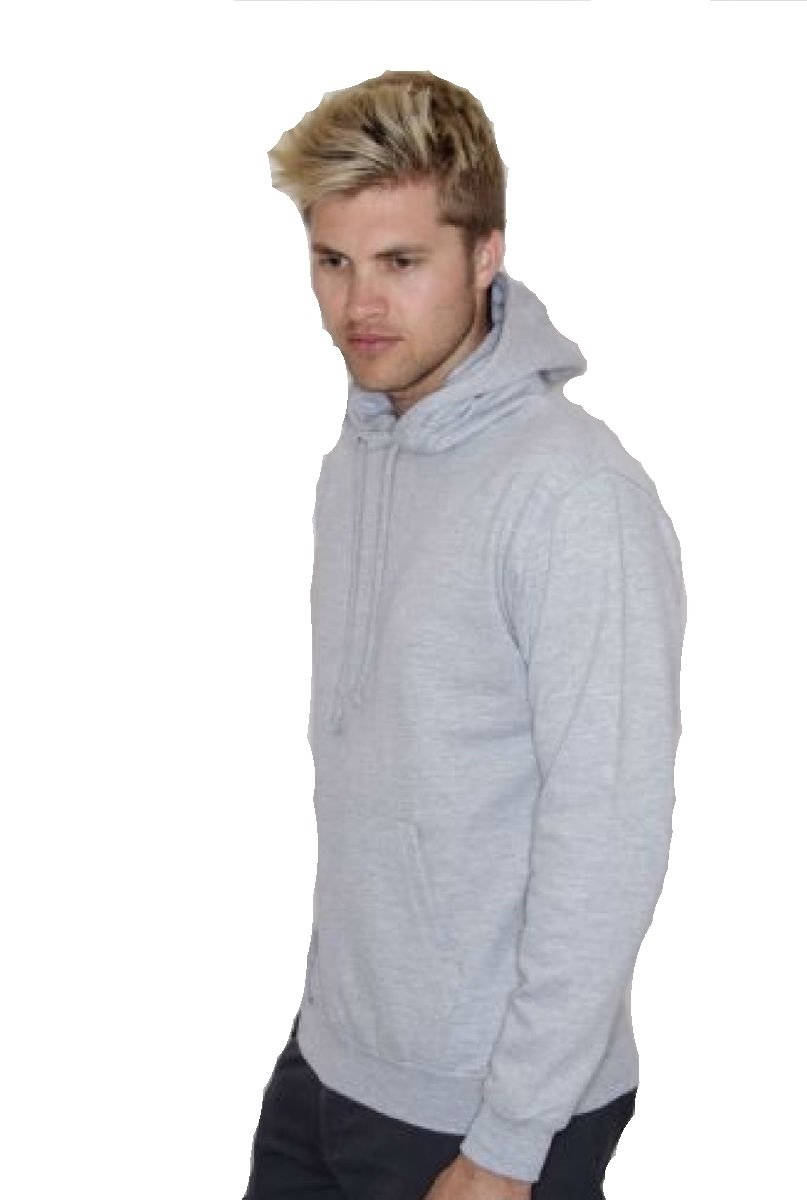 Men's Zip Up Hoodie with Pocket - Soft Fleece Pullover Sweatshirt - Sapphire Blue - Casual Wear for Gym, Running & Outdoor Activities