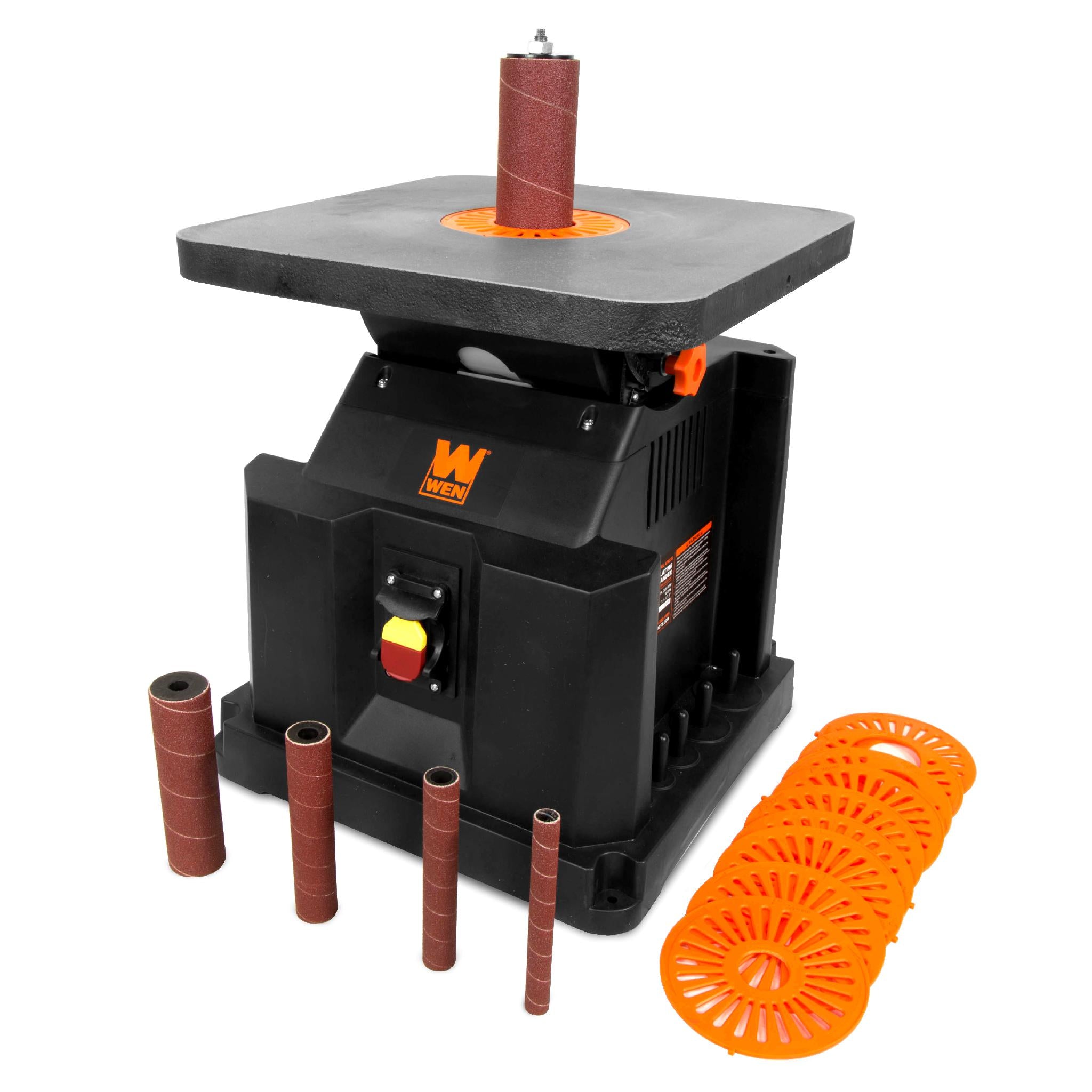 WEN RAT6535 3.5 Amp Oscillating Spindle Sander with Extra Large Beveling Table Top | Refurbished Power Tool for Woodworking & DIY Projects | Perfect for Sanding Curves, Edges and Contours