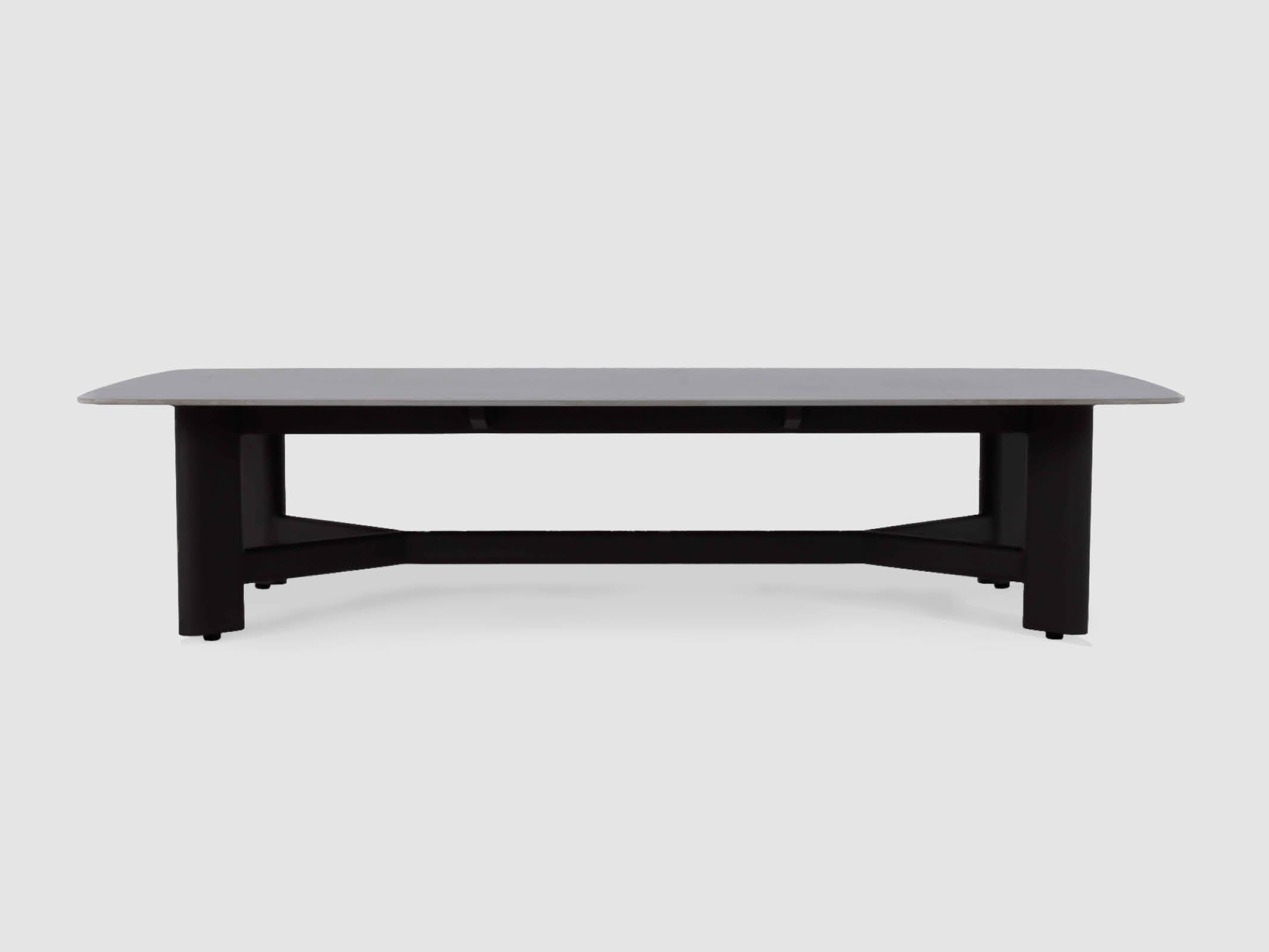 Modern Rectangle Coffee Table - Solid Wood Living Room Furniture for Home Decor, Office & Lounge Use
