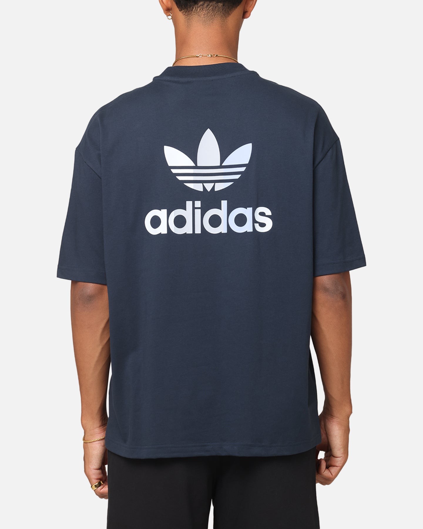 Adidas Men's Graphic T-Shirt - Aurora Ink & Blue Spark Design - Casual Streetwear for Everyday Wear & Gym Workouts