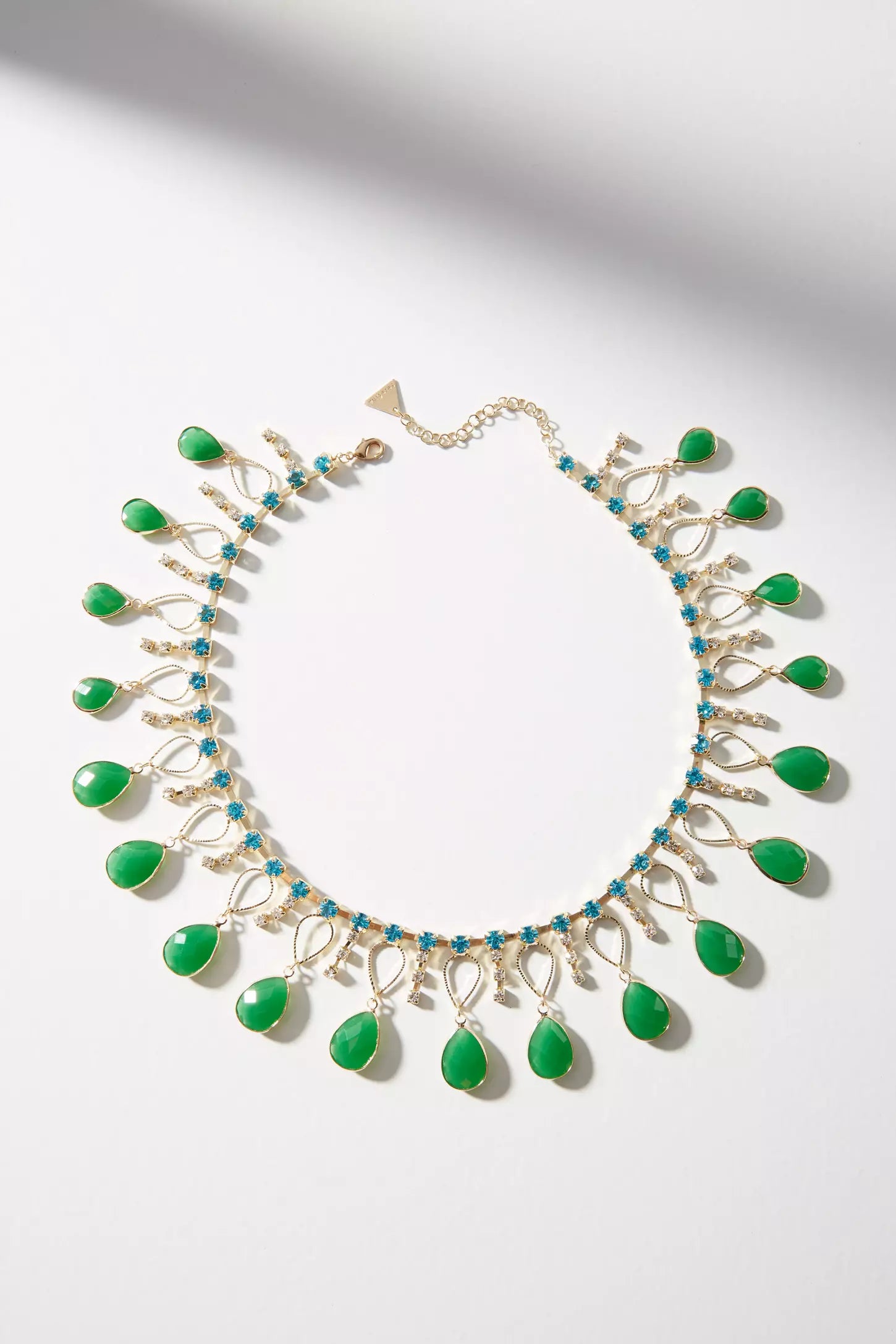 Elegant Teardrop Bib Necklace for Women - Vintage Crystal Statement Jewelry for Parties, Weddings & Special Occasions