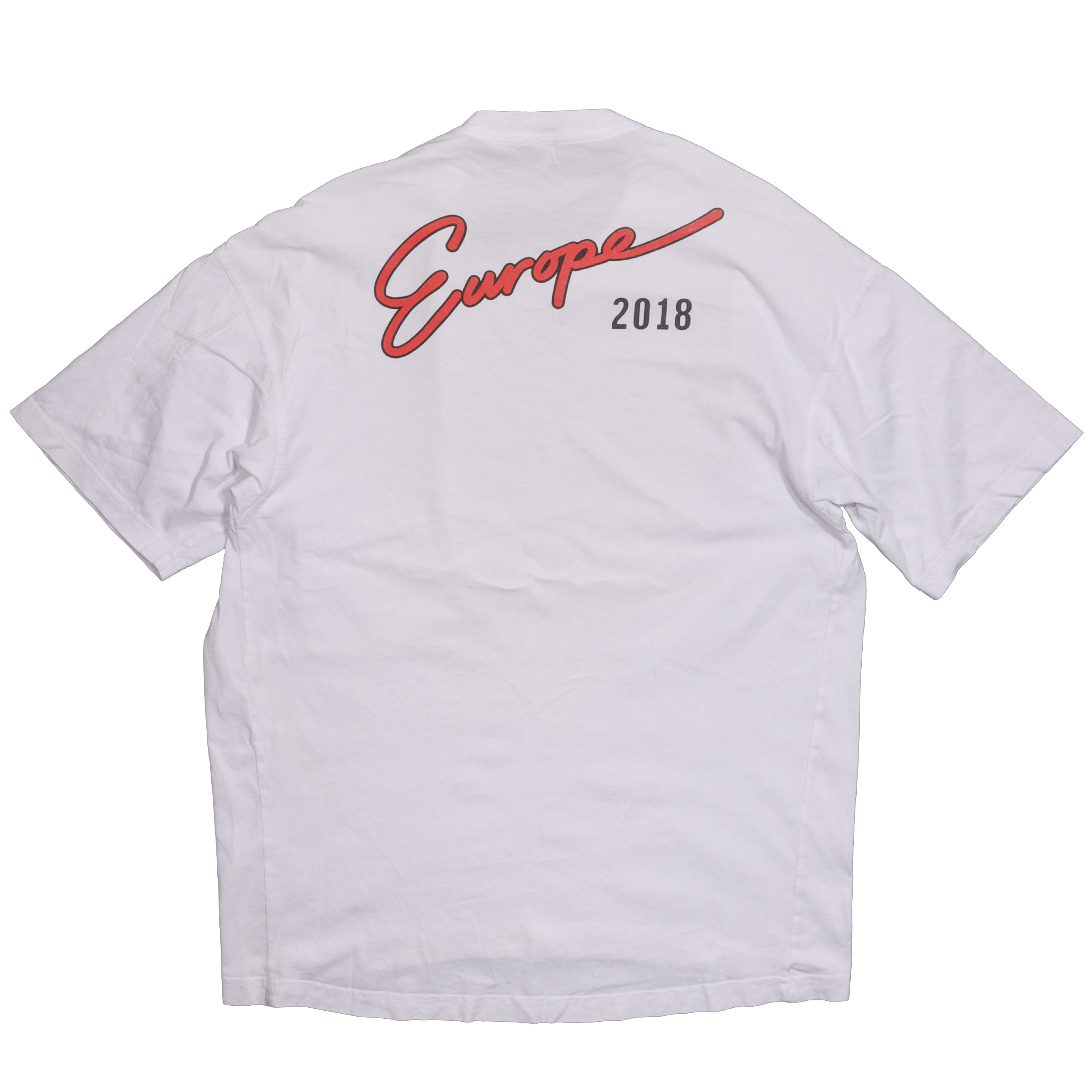 Europe 2018 Logo T-Shirt - Vintage Travel Graphic Tee for Men & Women - Perfect for European Vacations, Travel Enthusiasts & Retro Fashion Lovers