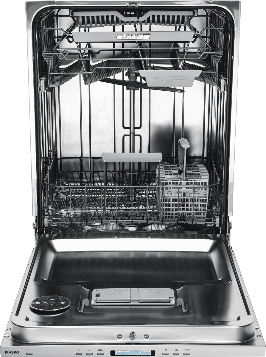Asko DBI664IXXLS Built-In Dishwasher - Energy Efficient, Ultra Quiet, 16 Place Settings - Perfect for Large Families & Entertaining Guests