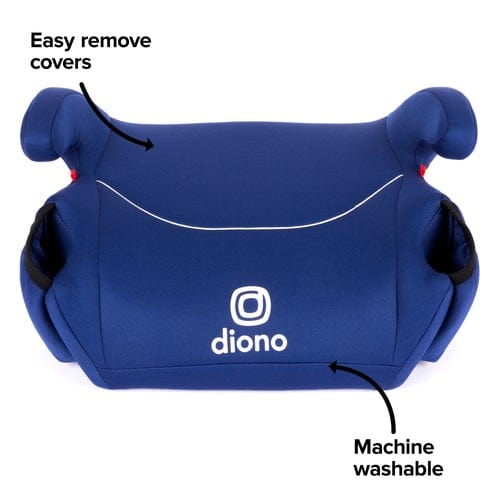 Diono Solana Backless Booster Car Seat (2 Pack) - Lightweight & Portable for Kids 3-12 Years - Perfect for Travel, School, and Carpooling