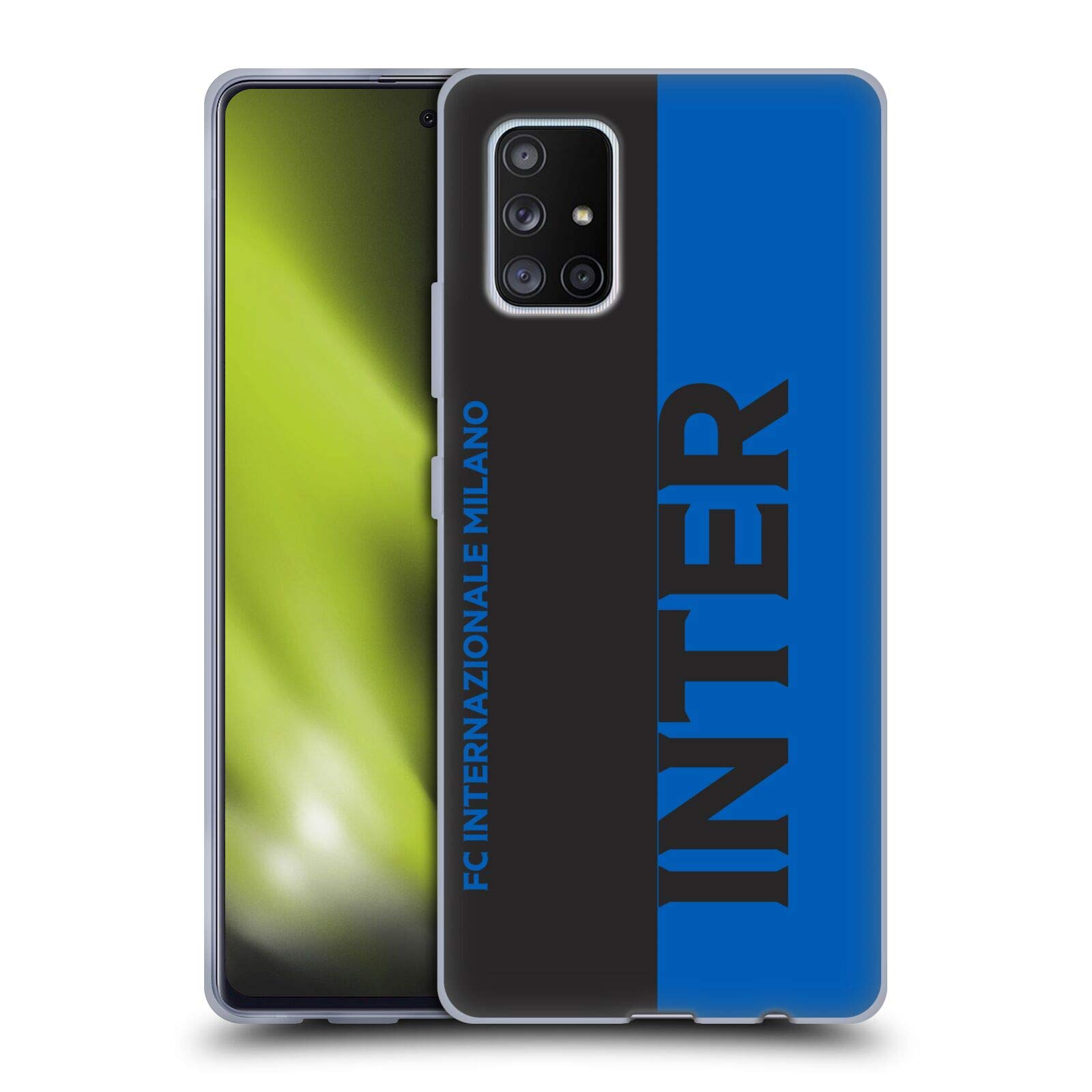 Head Case Designs Officially Licensed Inter Milan Soft Gel Case for Samsung Galaxy A51 5G (2020) - Durable Protection for Everyday Use & Gaming