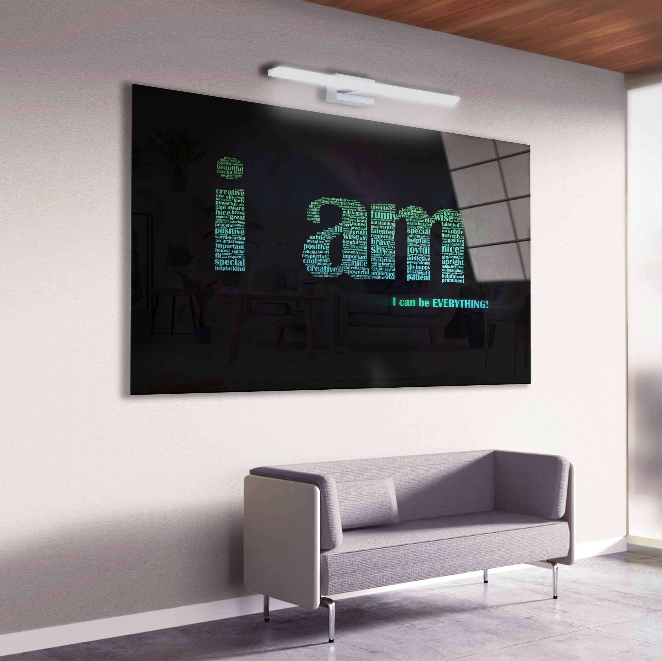 I Am Everything - Motivational Inspirational Wall Art Decor for Home, Office & Gifts - Perfect for Living Room, Bedroom & Workspace