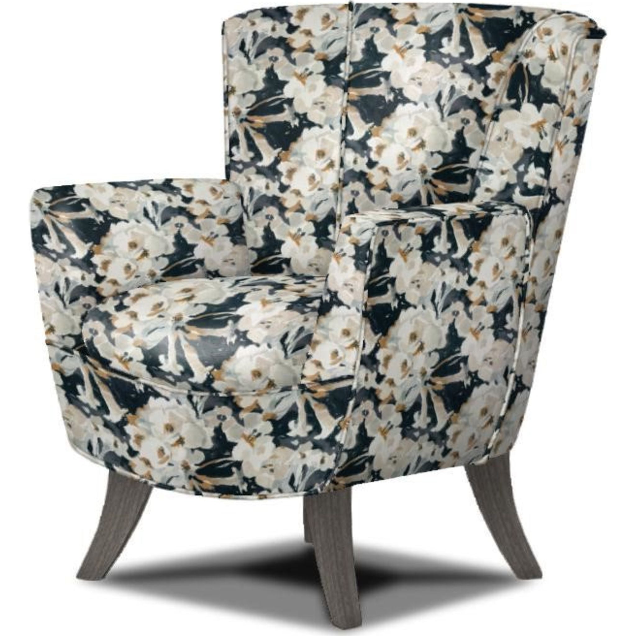 Stylish Bethany Accent Chair in Charcoal - Modern Living Room Decor for Home & Office