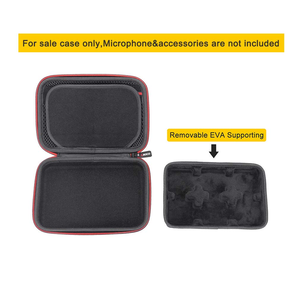 RLSOCO Protective Case for RODE Wireless GO II & RODE Wireless GO - Durable Carrying Storage Pouch for Wireless Microphone System - Perfect for Travel, Vlogging, Podcasting, and Studio Recording
