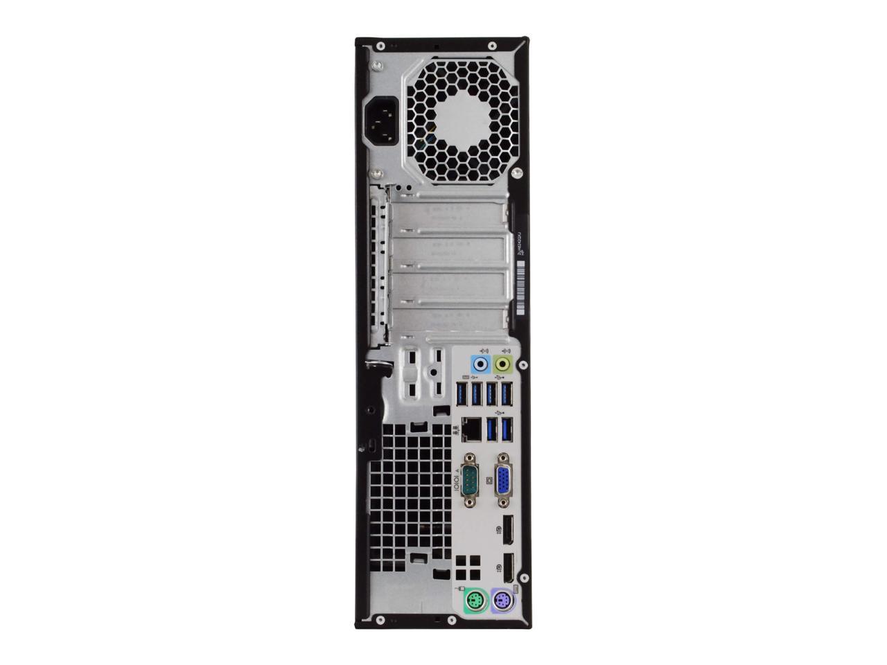 HP EliteDesk 800 G2 SFF Business Desktop Computer - Intel Core i5-6500 Quad-Core 3.6GHz, 16GB DDR3 RAM, 512GB SSD, WiFi, Windows 10 Pro - Triple Monitor Support for Office & Home Use