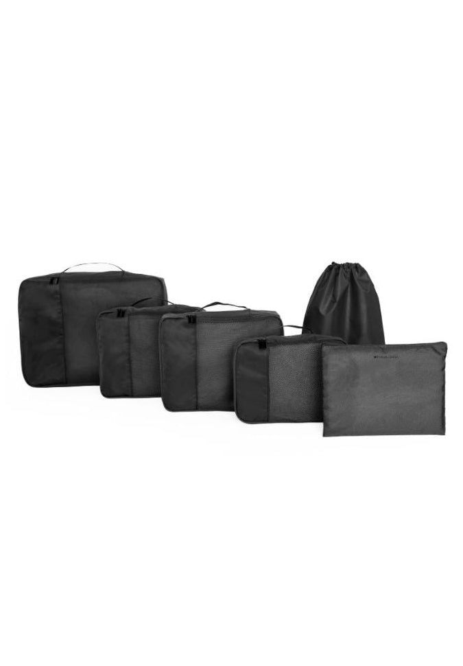 Mytagalongs Packing Pods Set of 6 - Travel Organizer for Toiletries, Cosmetics & Jewelry - Perfect for Vacations, Camping & Business Trips