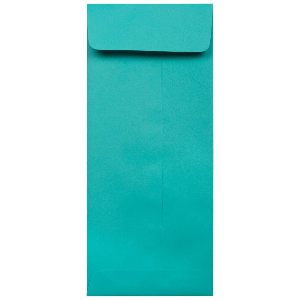 JAM PAPER #12 Policy Business Colored Envelopes - 4 3/4 x 11 Inches - Sea Blue Recycled Paper - Bulk Pack of 250 Envelopes per Box - Perfect for Office Mailings, Business Correspondence & Mailing Documents