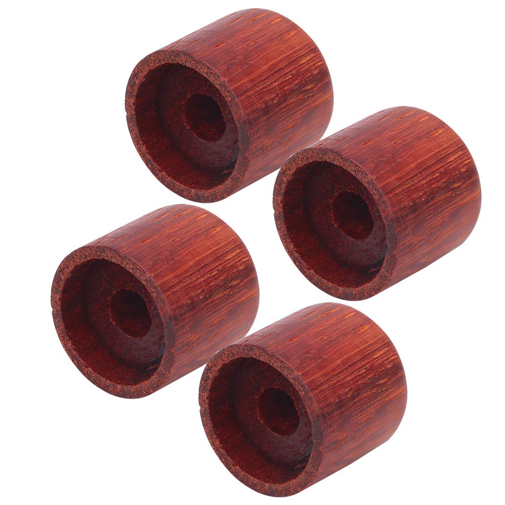 Bnineteenteam 4PCS Maple Wood Guitar Tone Control Knobs - Electric Guitar & Bass Replacement Parts - Perfect for Volume Adjustment & Sound Customization
