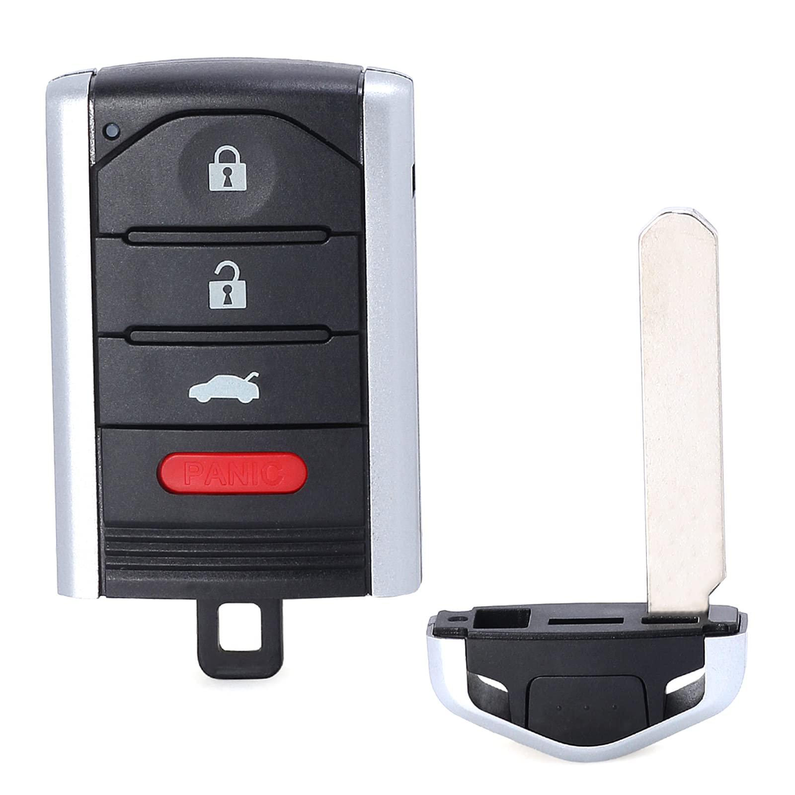 Replacement Car Key Fob Keyless Entry Remote for Acura TL 2009-2014 (FCC ID: M3N5WY8145, P/N: 267F-5WY8145) - 4 Button Smart Remote Control - Perfect for Lost/Damaged Key Replacement & Vehicle Security
