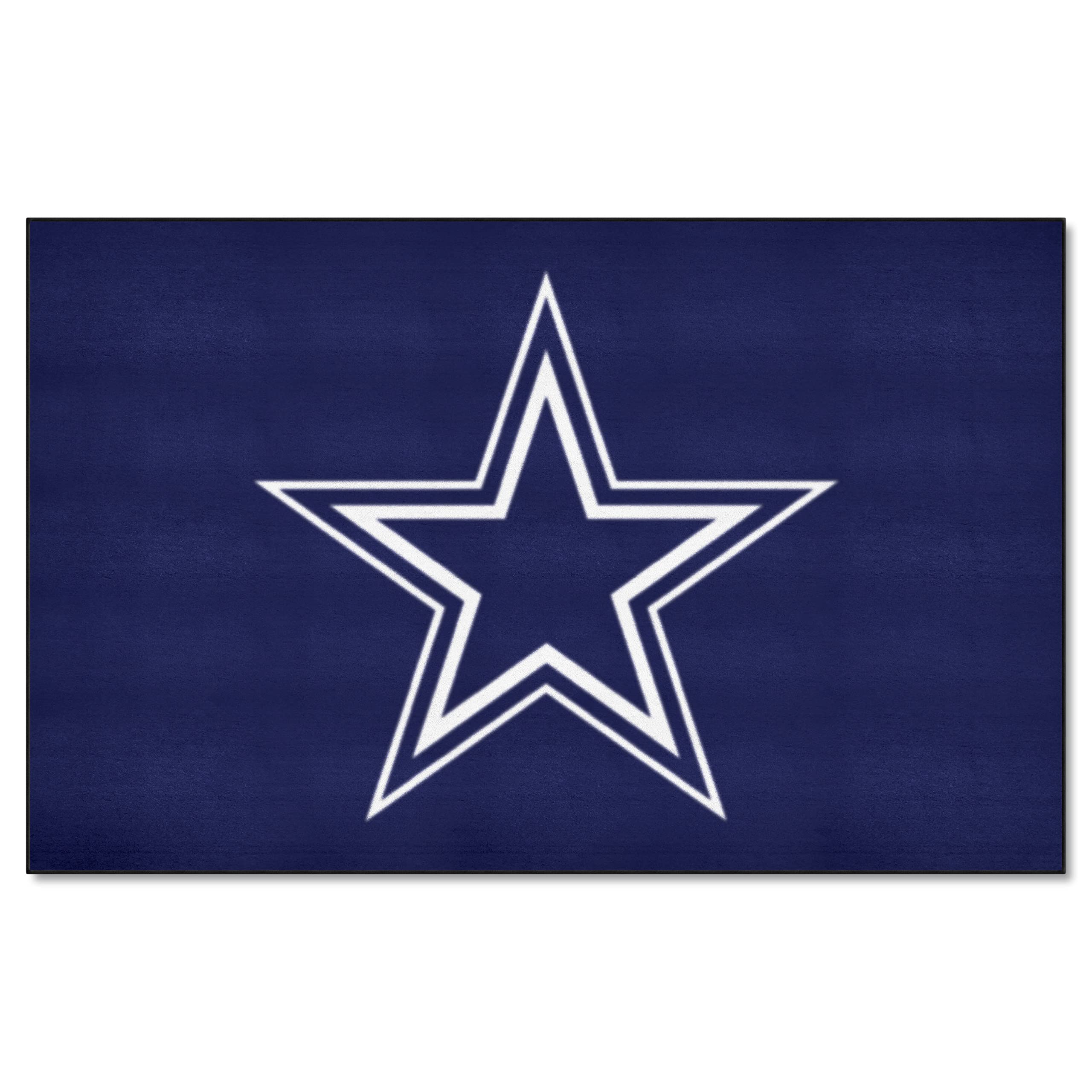 Dallas Cowboys Ulti-Mat Rug 5ft x 8ft - Premium Sports Fan Area Rug for Home Decor, Game Room & Tailgating - Official Cowboys Logo Team Spirit Mat - Perfect for Living Room, Man Cave & Football Parties