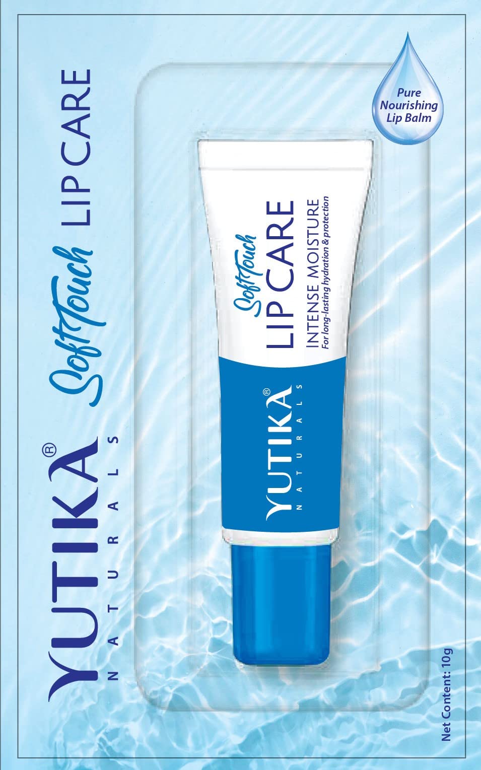 Yuthika Soft Touch Moisturizer for Face & Body - Non Greasy Hydrating Cream for Dry Skin with Lip Balm (100ml Face Cream + 2x10g Lip Care) - Perfect for Daily Skincare Routine & Travel Essentials