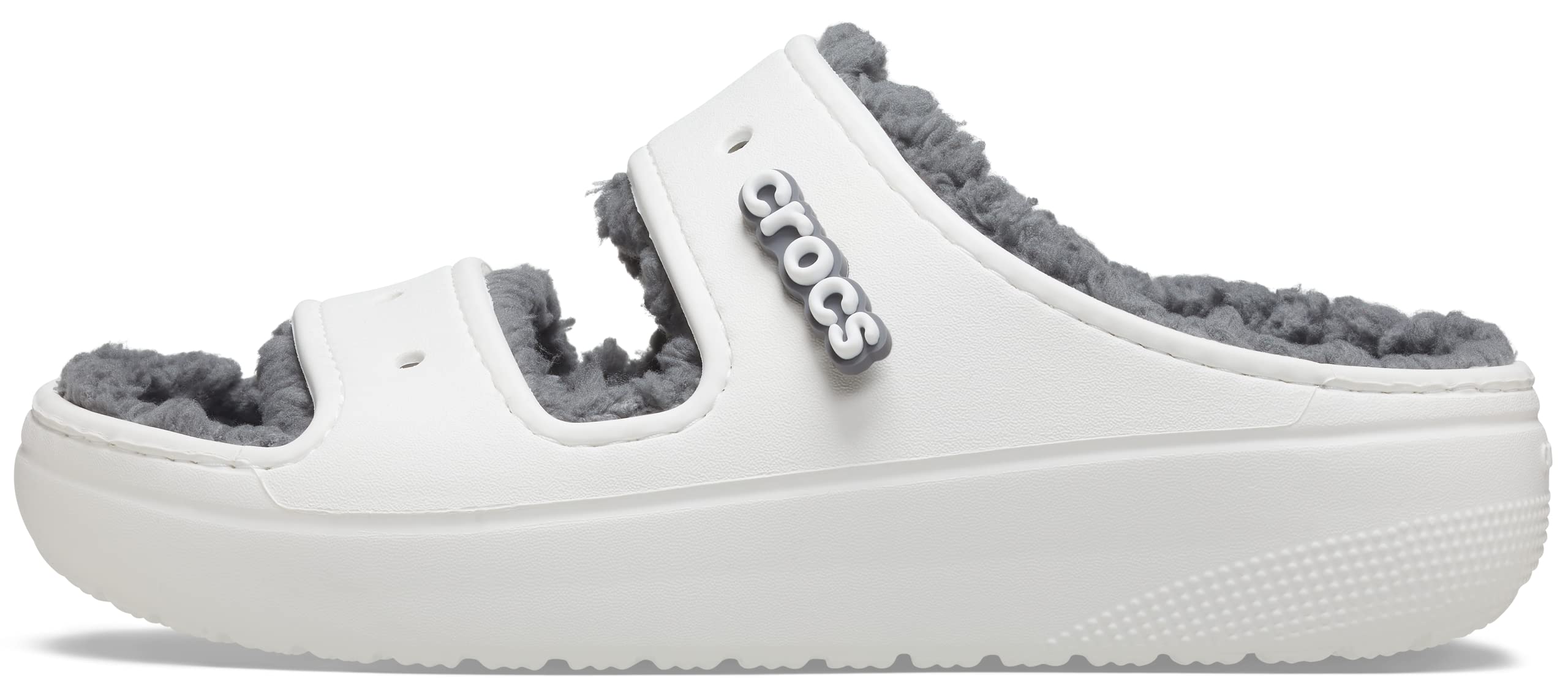 Crocs Unisex-Adult Classic Cozzzy Platform Sandals - Fuzzy Comfort Slide Slippers for Men & Women | Indoor & Outdoor Wear, House Shoes, Lounge Slippers, Backyard Comfort