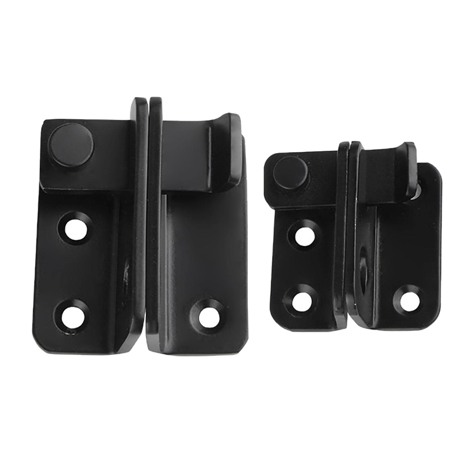 2-Pack Stainless Steel Door Latch Lock - Heavy Duty Safety Hasp for Indoor/Outdoor Use - Secure Cupboards, Windows, Garages & Fences - Childproof & Burglar Proof Home Security Solution