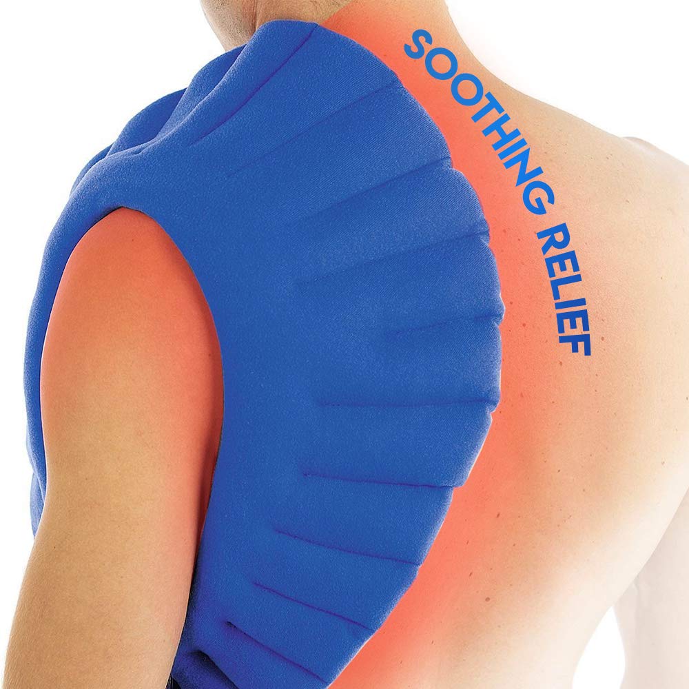 Insta Heat Therapeutic Neck and Body Wrap - Microwaveable Pain Relief for Shoulders, Back & Muscles - Perfect for Relaxation, Stress Relief & Home Therapy