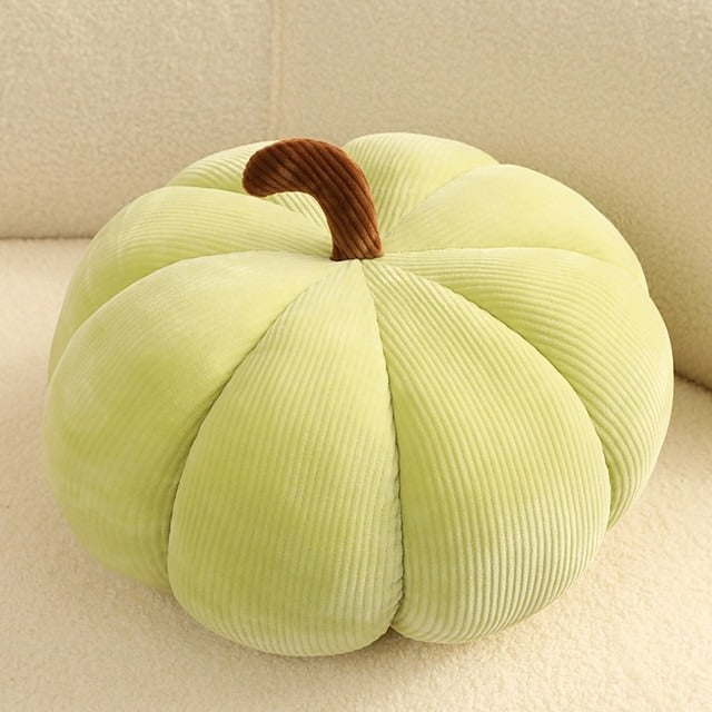 Soft Pumpkin Throw Pillow - Decorative Fall Cushion for Sofa, Bed & Home Decor - Perfect for Autumn, Halloween & Thanksgiving