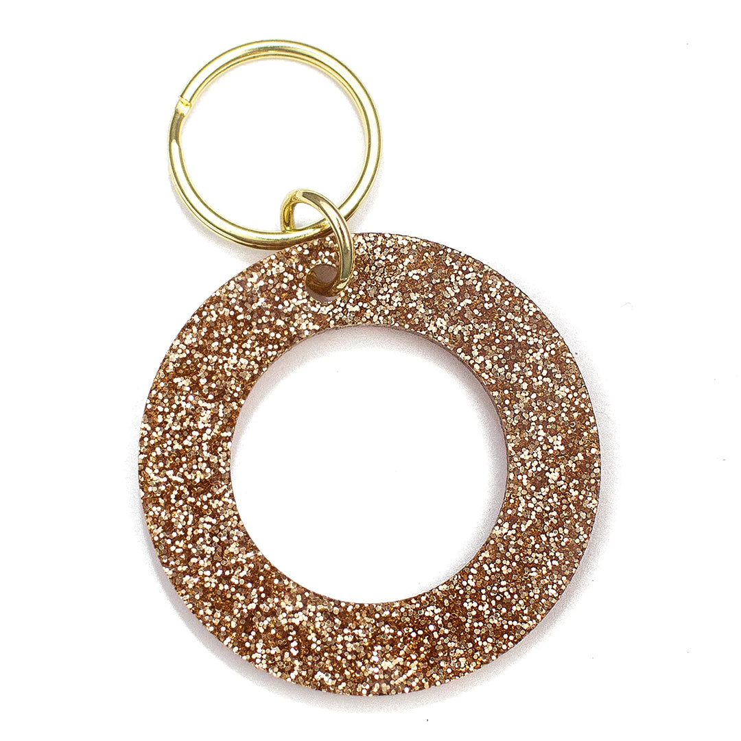 Custom Glitter Letter Keychain - Personalized Initial Keyring for Women & Men - Perfect for Gifts, Backpacks, Luggage & Keys - Aesthetic & Stylish Accessory for Everyday Use